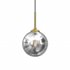 Lampa Wisząca Czarna Srebrna Kula Fi 250 REFLEX MLP8413 EKO-LIGHT