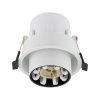Nowoczesna Oprawa Punktowa Podtynkowa Tuba MONO SLIDE WHITE/WHITE/BLACK 10796 Nowodvorski Lighting
