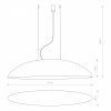 Biało Miedziana Lampa Wisząca CANOE White/Copper 10326 Nowodvorski Lighting