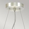 Lampa wisząca 36 cm Pearce 3 źródła światła polerowany chrom jedwabny abażur minimalistyczna DL-PEARCE14-3LT-IV-PC ELSTEAD LIGHTING