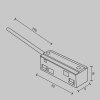 Zasilanie Do Szynoprzewodu Magnetycznego MAGNETIC TRACK SYSTEM EXILITY TRA034B-42B-1 MAYTONI