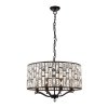 Kryształowa Lampa Wisząca Glamour Ciemny Brąz BELLE 69391 ENDON