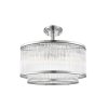 Szklany Plafon Chrom w Klasycznym Stylu ZUMA LINE SERGIO C0528-05H-F4AC GLAMOUR