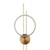 Lampa ścienna kinkiet LED listwy okrąg metalowy złoty nowoczesny designerski dekoracyjny ECLIPTICA ST-DL8532 Step Into Design