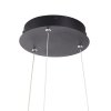 Czarna lampa wisząca FRILL LED 45 cm ST-DL6487-BK Step Into Design