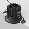 Czarna Oprawka Wpuszczana Downlight Round Maytoni DL058-12W3K-B