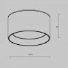 Lampa Sufitowa Tuba Biała LED MAYTONI VEGA C089CL-12W3K-W