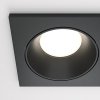 Lampa wbudowana wpuszczana w sufit 2-płomienna aluminiowa czarna prostokąt Zoom MAYTONI DL033-2-02B