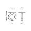 MX3713-1-3CT GIRONA LAMPA SUFITOWA CHROM/CHROME