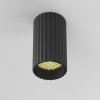 Lampa sufitowa plafon tuba aluminium czarna klasyczna nowoczesna Calipso MAYTONI C106CL-01-GU10-B