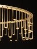 Elegancka Złota Lampa Wisząca w Kształcie Okręgu Glamour Luces Exclusivas HUARAZ LE44457