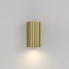 Lampa ścienna kinkiet nowoczesny designerski tuba aluminium mosiądz Calipso MAYTONI C106WL-01-GU10-BS