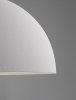 Nowoczesna biała lampa wisząca półokrągły klosz minimalistyczna uniwersalna skandynawska  NAVIRTA LE45339 Luces Exclusivas