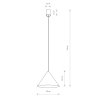 Pomarańczowa lampa wisząca ZENITH M teracotta 11486 Nowodvorski Lighting