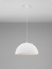 Nowoczesna biała lampa wisząca półokrągły klosz minimalistyczna uniwersalna skandynawska  NAVIRTA LE45340 Luces Exclusivas