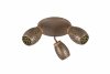Nowoczesny plafon lampa sufitowa potrójna brązowa regulowane tuby klasyczny w stylu orientalnym metalowa BIDAR R61573365 Rl