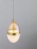 Nowoczesna Złota Lampa Wisząca LED ARENA LE44330 LUCES EXCLUSIVAS