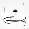 Nowoczesna CZARNA Lampa Wisząca Listwy LED MAYTONI LINE MOD054PL-L52B3K