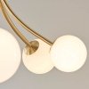 Nowoczesna Lampa Wisząca Mosiądz Kremowe Klosze Kule BLOOM 92217 ENDON