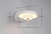 Lampa ścienna kinkiet LED okrągły nowoczesny designerski ściemnialny KEATON 240270176 Trio