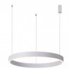 Nowoczesna Okrągła Lampa Wisząca Dwustronna LED Biała BRASCO UP DOWN PND-56215D-100RPP-WH-3KS4K-TRDIMM ITALUX