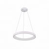 Nowoczesna Lampa Wisząca LED Biały Okrąg VICO PND-53675-078RPC-WH-3KS4K-TRDIMM ITALUX