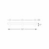 S230757205 MANNARI LISTWA CZARNA/BLACK