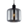 Nowoczesna Lampa Wisząca MALUNA ITALUX PND-74920-1-BK-SG Czarny/Dymiony