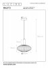 Nowoczesna designerska lampa wisząca szklany bursztynowy klosz MALOTO 45386/30/62 Lucide