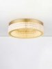 Złoty Plafon Sufitowy w Stylu Art Deco Luces Exclusivas YOTAU LE44727 Elegancka Lampa Salonowa