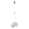 Nowoczesna Dekoracyjna Lampa Wisząca LED BUTERO PND-34359-3-HBR-AMB ITALUX