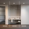 Biała Oprawa Wpuszczana Do Łazienki Downlight Okno Maytoni DL056-18W3-4-6K-W