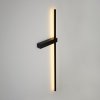 Lampa ścienna kinkiet LED listwa metalowa czarna klasyczna minimalistyczna uniwersalna SOUL SP-MD1022S-BLACK Step Into Design