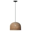 Naturalna  pleciona lampa wisząca z rattanu w stylu japandi KANSO LP-2025/1P 40 cm Light Prestige