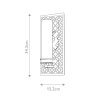 Designerski Kinkiet Ziggy Elstead Lighting ZIGGY1-LS  Lakierowane srebro