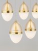 Nowoczesna Złota Lampa Wisząca LED ARENA LE44332 LUCES EXCLUSIVAS