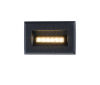 Oświetlenie zewnętrzne schodowe czarne prostokątne LED BAY LED S 8164 Nowodvorski Lighting