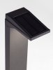 Minimalistyczny słupek ogrodowy z czujnikiem ruchu klasyczny LED 3 tryby świecenia aluminiowy czarny IP54 DIVANTA LE75123 Luces Exclusivas