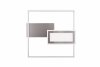 Srebrny Kwadratowy plafon sufitowy LED 32W Spiro RL R67862907