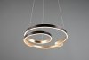 Czarno Złota Nowoczesna Dekoracyjna Lampa Wisząca LED MARNIE 344110180 TRIO