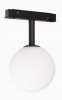 Lampa do szynoprzewodu magnetycznego LED czarna minimalistyczna nowoczesna kula On-Off M0016N MAXLIGHT