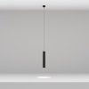 Lampa wisząca minimalistyczna LED aluminium czarna nad stół do jadalni do salonu Focus LED Maytoni P072PL-L12B3K-1