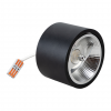 Czarna Oprawa Natynkowa 1xAR111 GU10 REDONDO MILAGRO ML1074