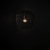 Czarna Lampa Wisząca Z Bambusa W Stylu Boho HAITI BLACK M 11167 Nowodvorski Lighting
