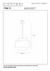 Lampa Wisząca Abażurowa Nowoczesna TRIBURTE 21435/60/38 LUCIDE