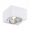 Stylowy plafon kostka lampa sufitowa biała elegancka minimalistyczna nowoczesna RODOS PLUS 4753 Argon