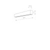BIAŁY KINKIET LISTWA NAD LUSTRO Nowodvorski Lighting STRAIGHT WALL WHITE S 7568