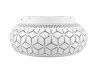 Nowoczesny plafon lampa sufitowa z wiatrakiem okrągła biała klasyczna minimalistyczna w stylu orientalnym metalowa BIDAR R61574031 Rl