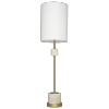 Minimalistyczna Lampka Stołowa Glamour BARI T01040BR-WH COSMO LIGHT