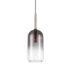 Lampa Wisząca Nowoczesna Minimalistyczna Czarny Szklany Klosz EMPIRE SP1 CILINDRO 309804 IDEAL LUX